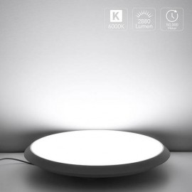 36W LED All-Plastic Ceiling Lamp Living Room Bathroom Kitchen Lamp Cool White