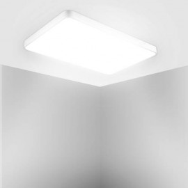 90cm x 58cm 110V 72W LED Ultra-thin Ceiling Lamp Square Cool White Light US