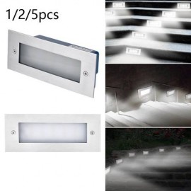 5pcs 7W 25 LEDs Street Corner Lights Cool White Waterproof IP65