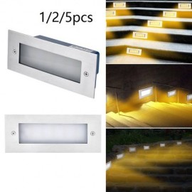 5pcs 7W 25 LEDs Street Corner Lights Warm White Waterproof IP65