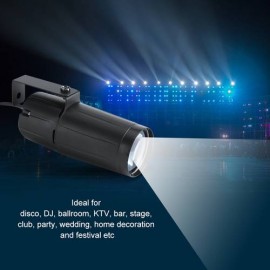3W LED Beam Spotlight Stage Disco Pub Party Light Effect Pinspot Lights