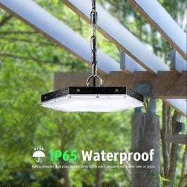 100W Hanging Chain Yype LED High Bay Light Warehouse Workshop Lights Industrial