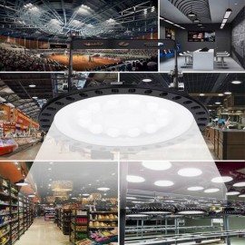 50W LED High Bay Light Low Bay UFO Warehouse Industrial Lights Cool White