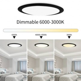 24W LED High Bay Ultra-Thin Flying Saucer Ceiling Light With Remote Control AU