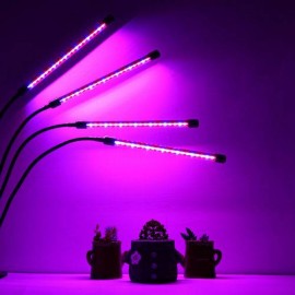 36W 4Heads LED Grow Light Plant Light Panel Growing Plant Flower Indoor Lamp