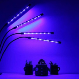36W 4Heads LED Grow Light Plant Light Panel Growing Plant Flower Indoor Lamp
