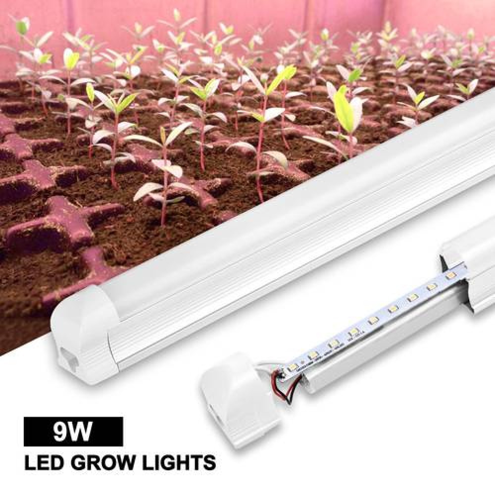 2/4pcs 60cm T8 LED Grow Light Full Spectrum Hydro Frosted Tube Light US